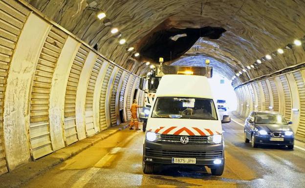 La A-15 registrará cortes en ambos sentidos este fin de semana por las obras del túnel de San Lorenzo