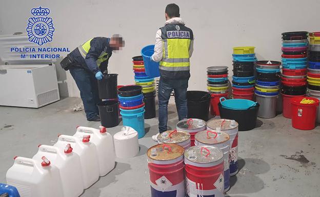 Desarticulada una red internacional de droga que tenía un laboratorio en Irun