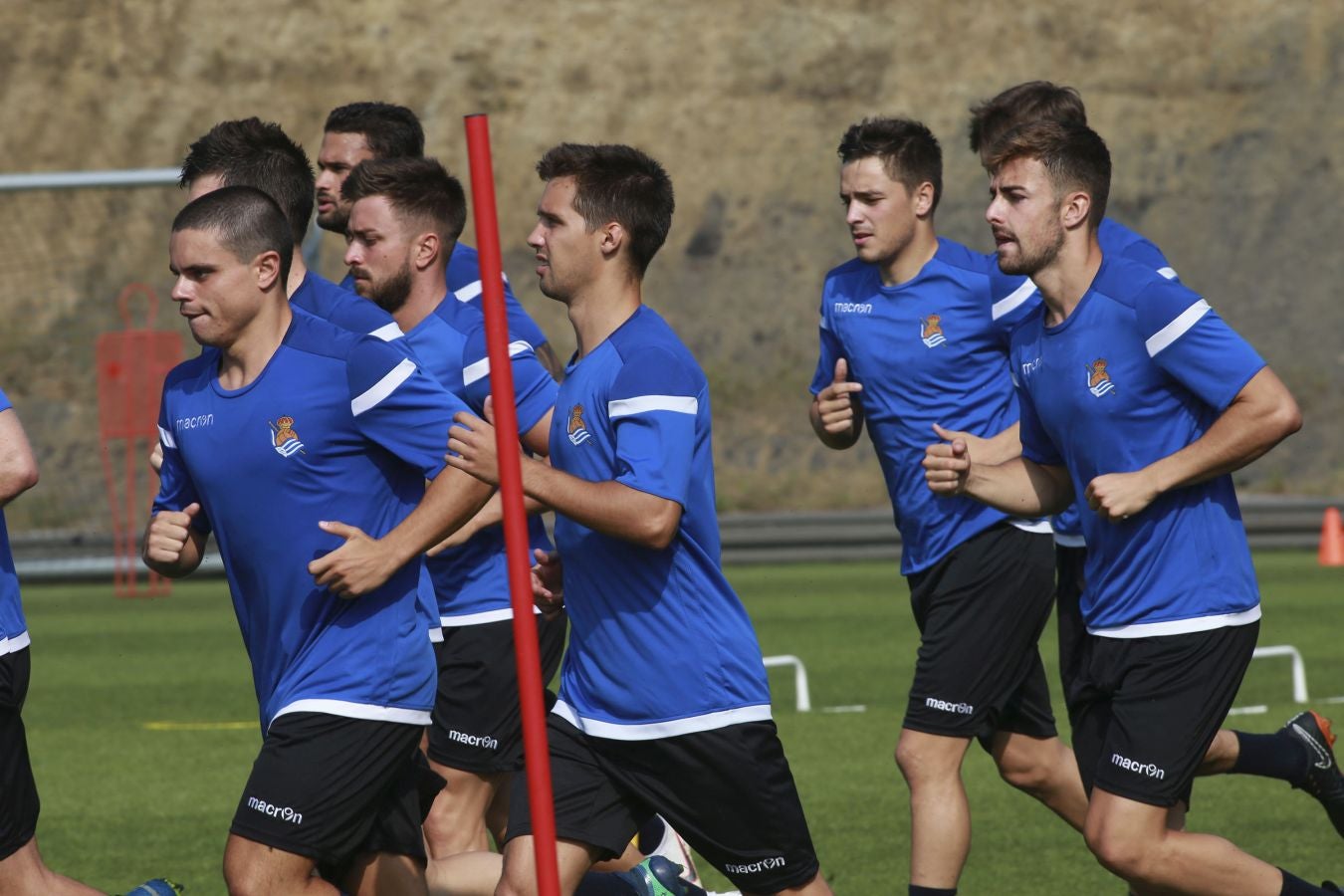 Segundo entrenamiento de la semana en Zubieta para los hombres de Asier Garitano.