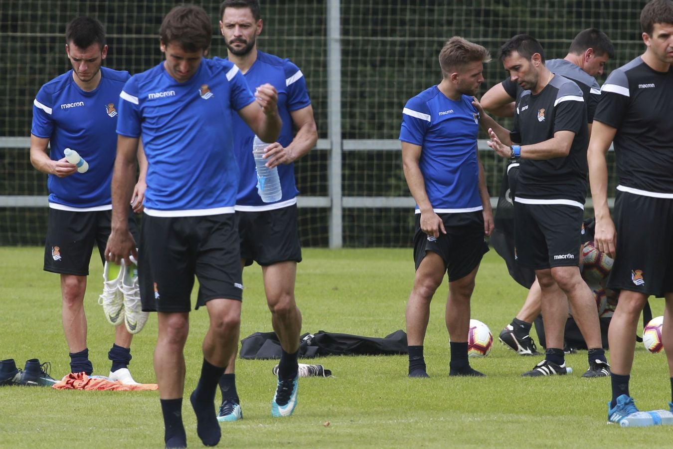 Segundo entrenamiento de la semana en Zubieta para los hombres de Asier Garitano.
