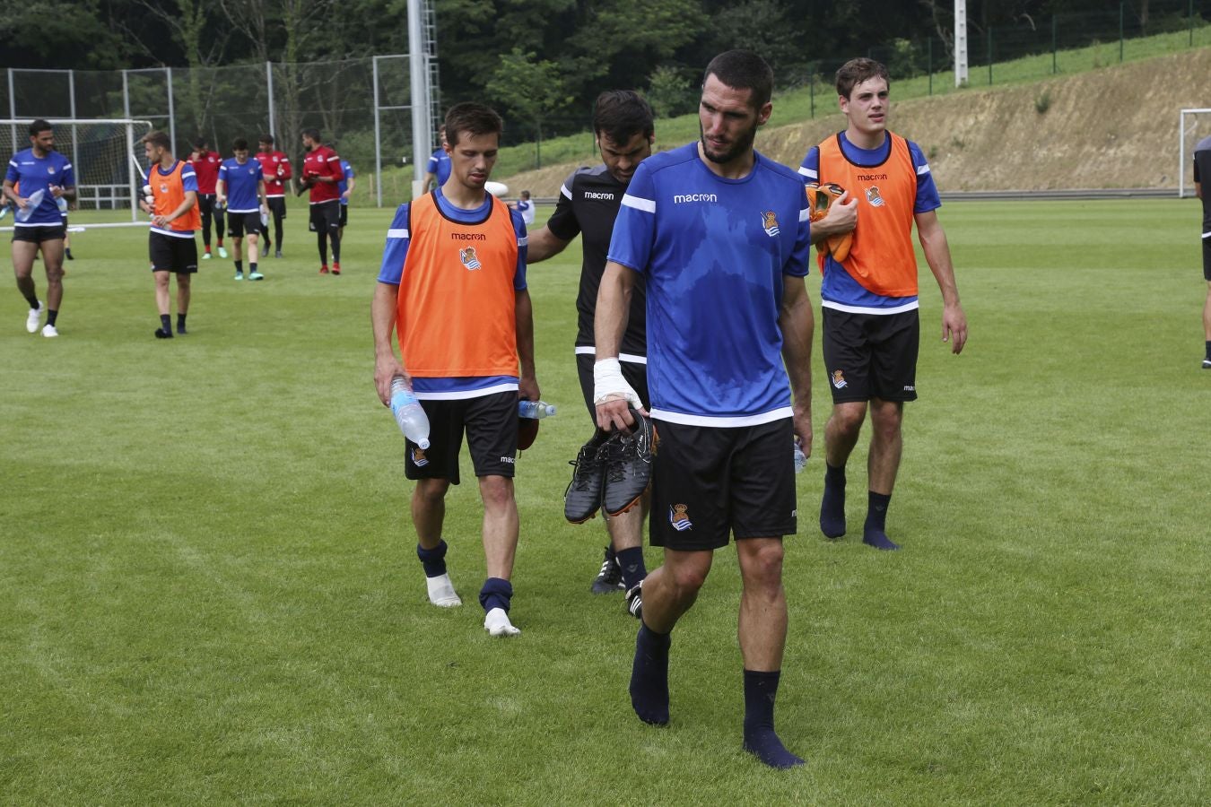 Segundo entrenamiento de la semana en Zubieta para los hombres de Asier Garitano.