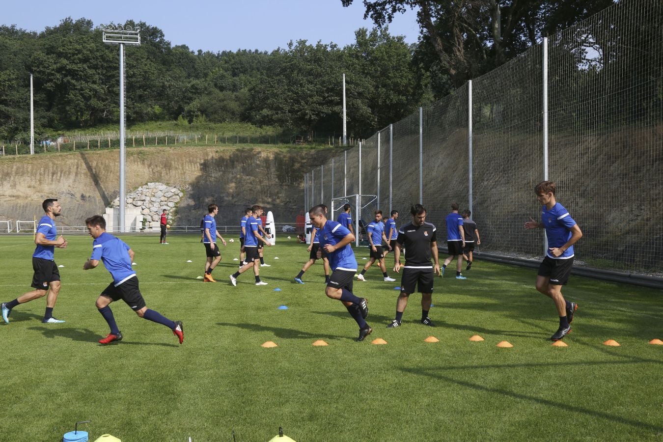 Segundo entrenamiento de la semana en Zubieta para los hombres de Asier Garitano.