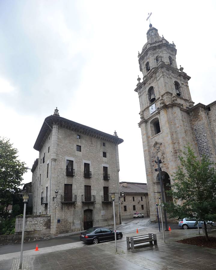 Foto de archivo de la torre Olaso, Bergara