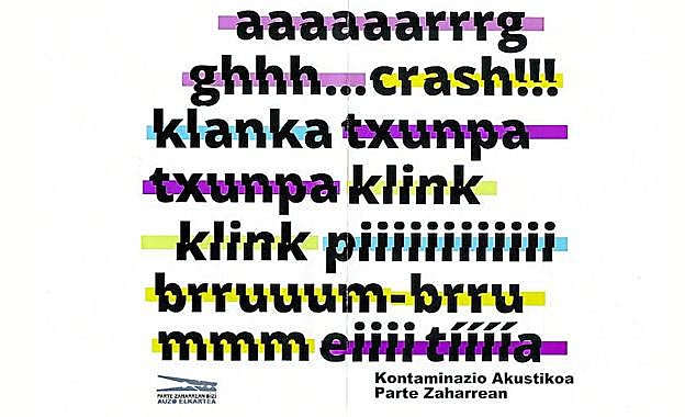 Parte Zaharrean Bizi elkarteak Donostian banatutako esku-orria. 