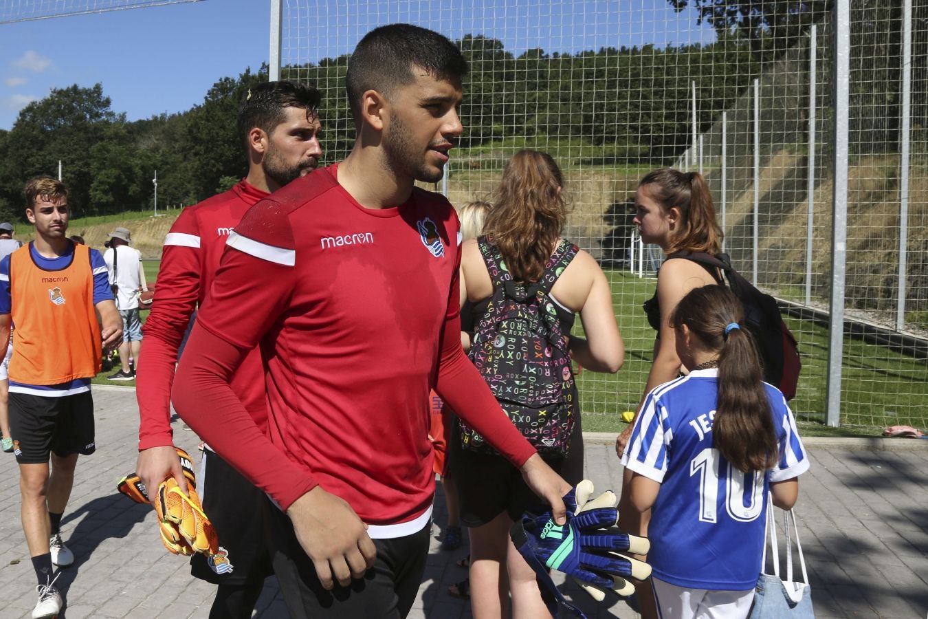 El mexicano ha retomado los entrenamientos tras disfrutar de unos días de descanso consesuados con la Real Sociedad al haber participado en el Mundial