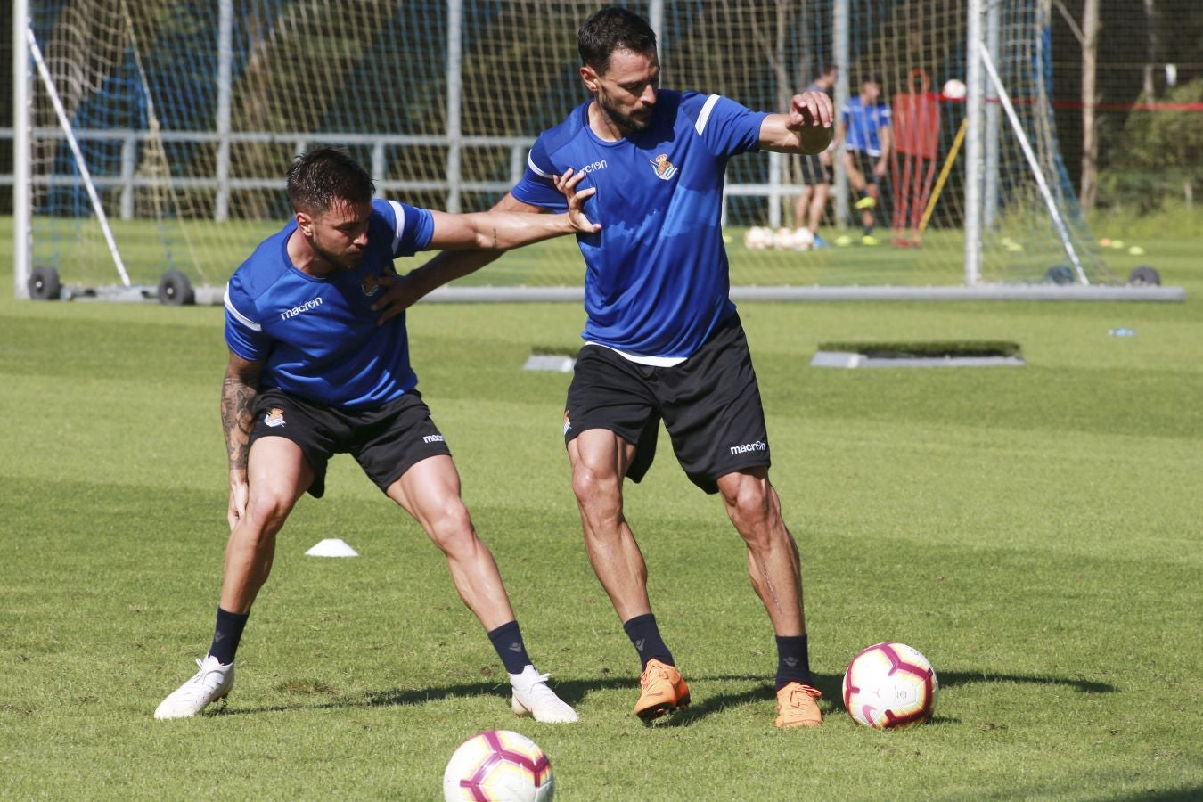 El mexicano ha retomado los entrenamientos tras disfrutar de unos días de descanso consesuados con la Real Sociedad al haber participado en el Mundial