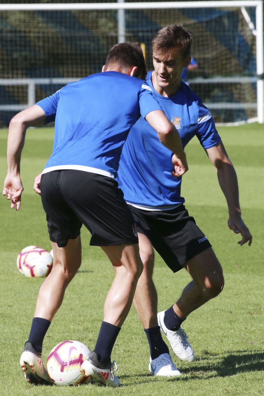 El mexicano ha retomado los entrenamientos tras disfrutar de unos días de descanso consesuados con la Real Sociedad al haber participado en el Mundial