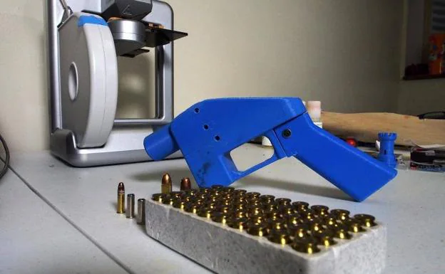 Pistola modelo 'Liberator', que se puede fabricar con una impresora 3D.