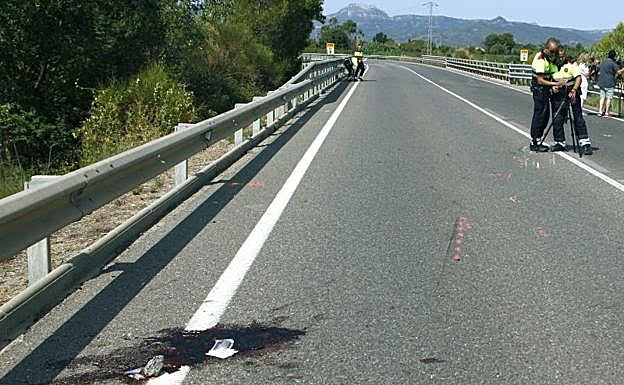 Imagen del lugar del accidente.