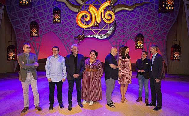 Representantes institucionales en el acto de este jueves en el Kursaal. 