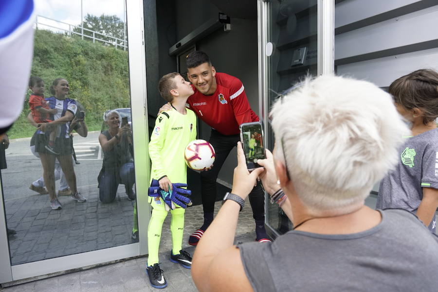 Entrenamiento de aproximada duración de una hora y media en el que el balón ha sido el protagonista principal. Todavia sin Theo Hernández y con Januzaj recuperandose dentro de las instalciones de Zubieta.