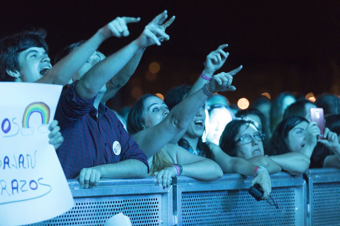 El público vibró con la actuación de la donostiarra en el inicio de las fiestas