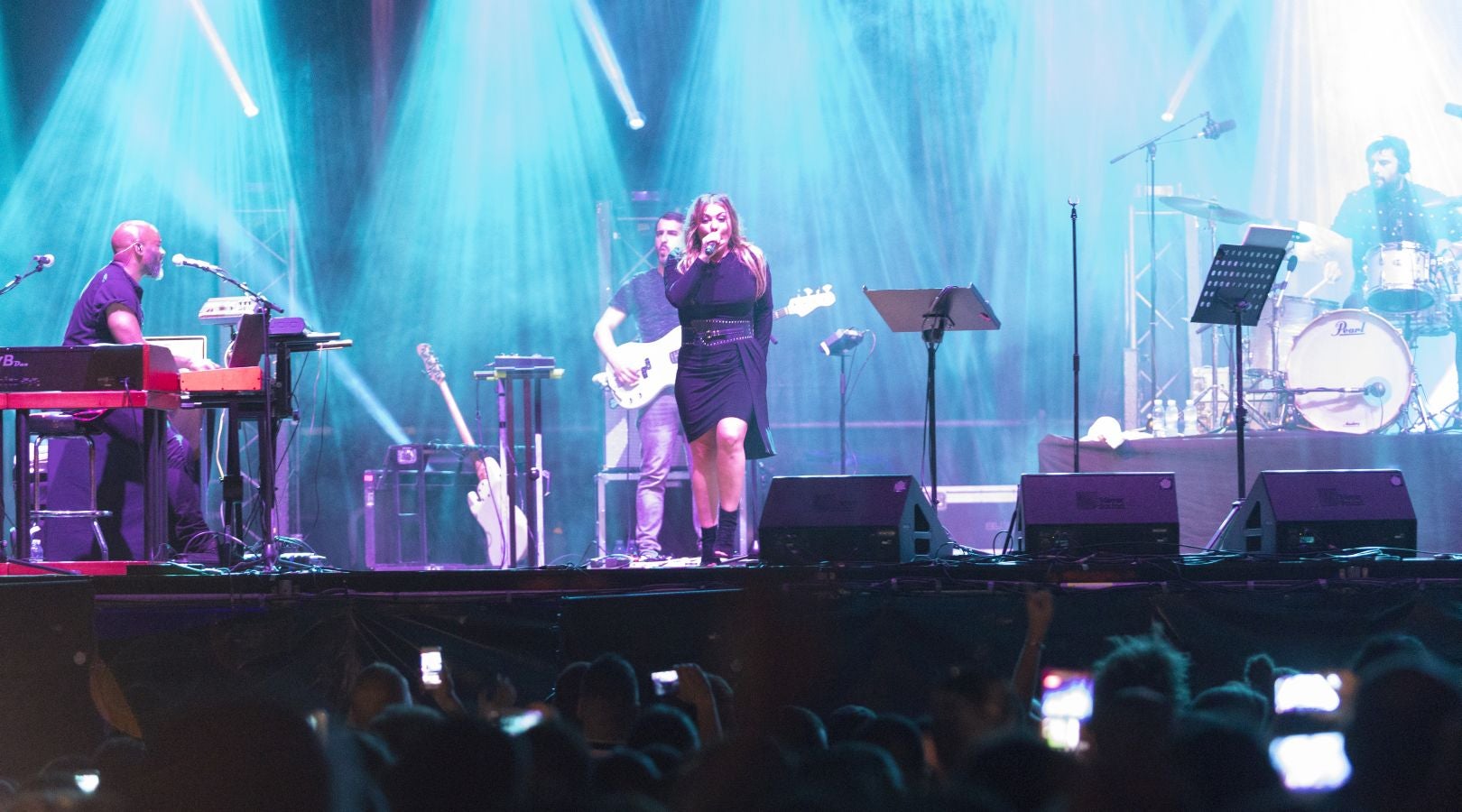 El público vibró con la actuación de la donostiarra en el inicio de las fiestas