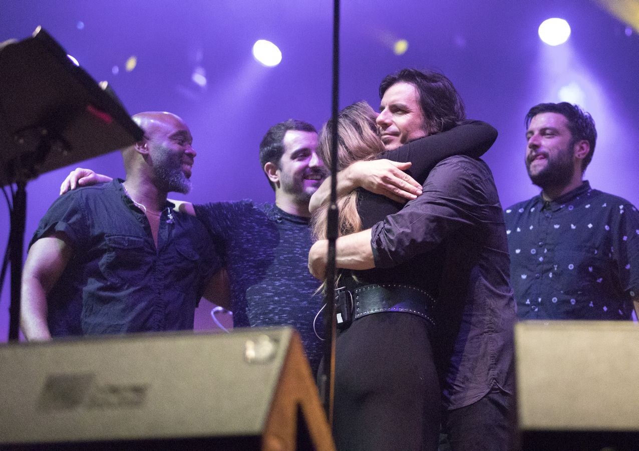 El público vibró con la actuación de la donostiarra en el inicio de las fiestas