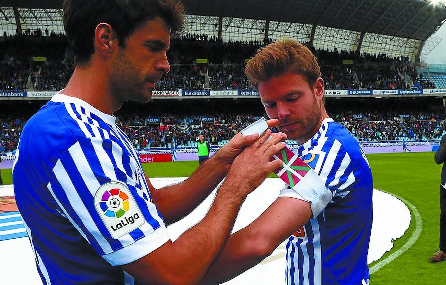 Último partido del primer equipo (12/05/18). El de la despedida ante la afición de Prieto y Charly. 