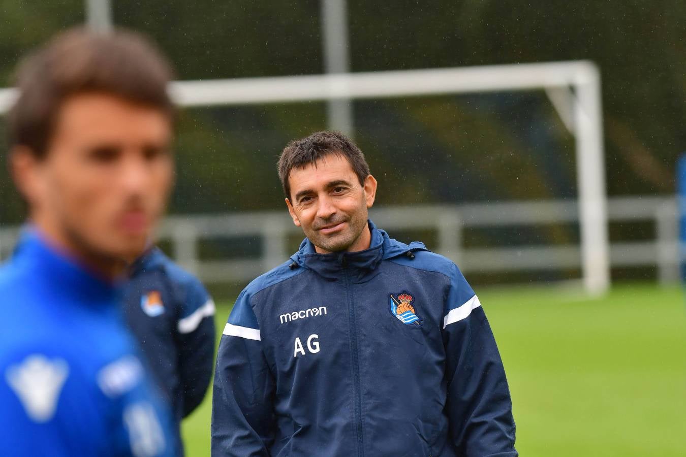 Garitano ha dirigido la última sesión de la Real Sociedad antes de visitar al Villarreal en el que será el primer partido liguero.