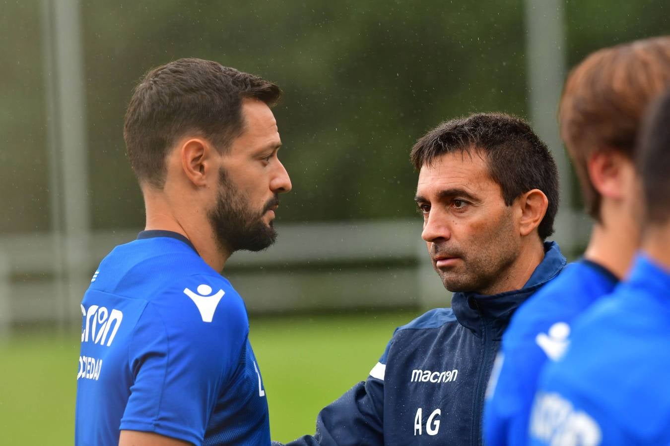 Garitano ha dirigido la última sesión de la Real Sociedad antes de visitar al Villarreal en el que será el primer partido liguero.