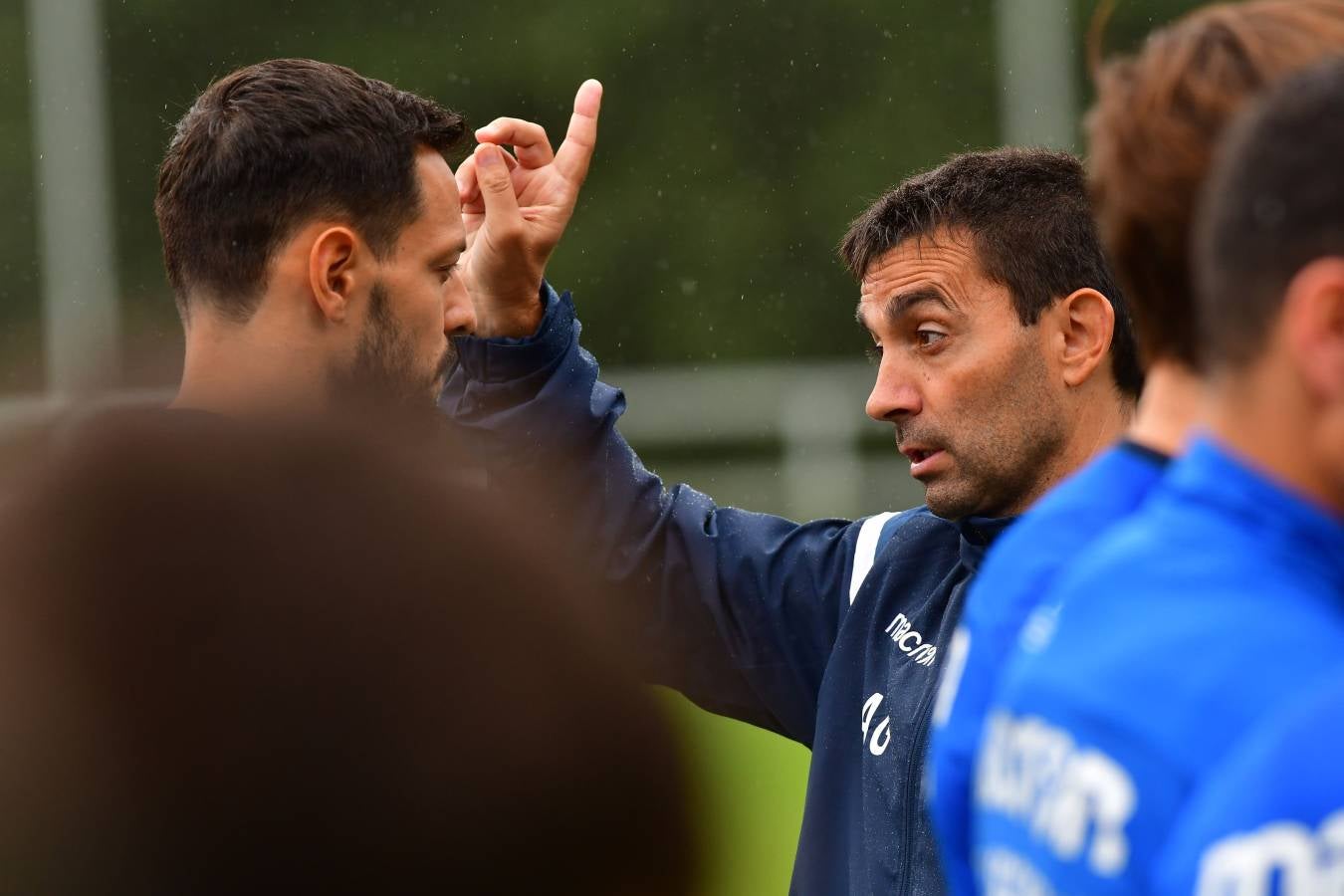 Garitano ha dirigido la última sesión de la Real Sociedad antes de visitar al Villarreal en el que será el primer partido liguero.