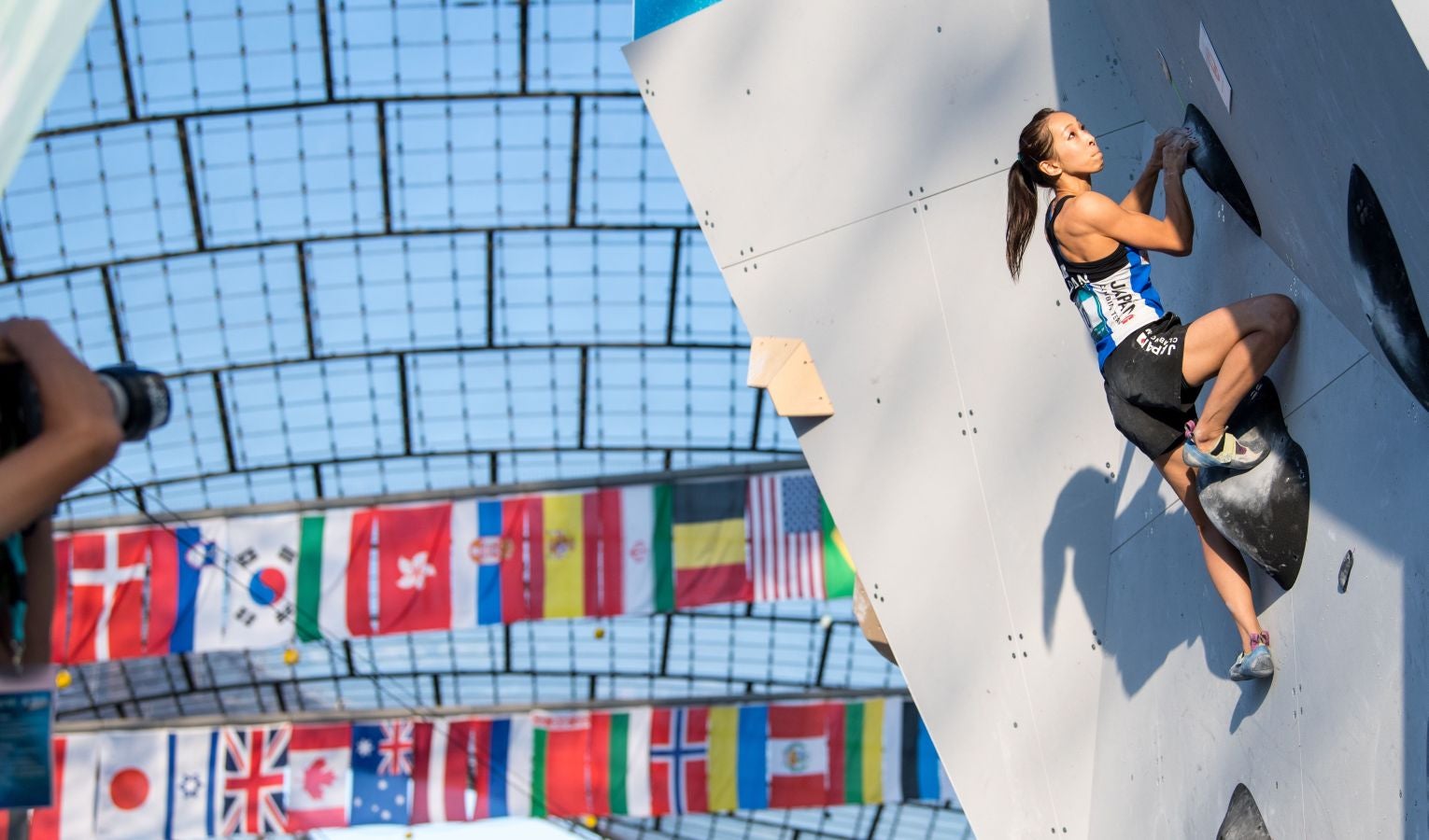 El rocódromo de Munich celebró una de las fases más decisivas del Campeonato Mundial de la Federación Internacional de Escalada Deportiva (IFSC).