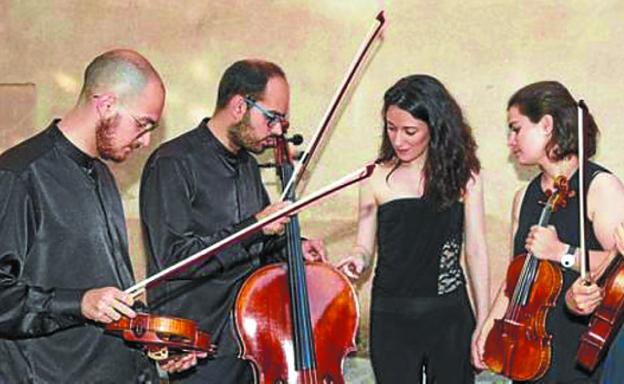 Los músicos que actuarán en el convento Santa Katalina.