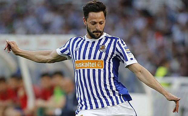 De la Bella, en un partido de la temporada pasada. 