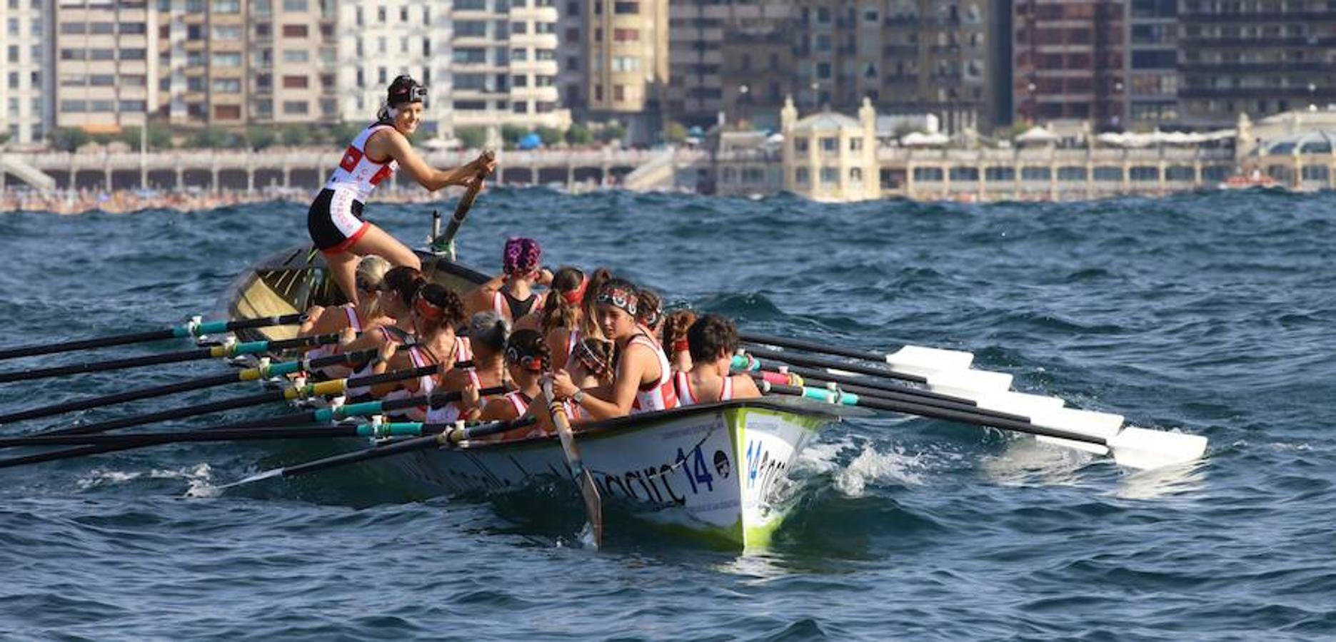 Kaiku y Tolosaldea se han erigido como las sorpresas de la primera jornada de la olimpiada del remo