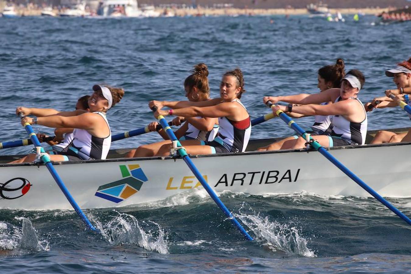 Kaiku y Tolosaldea se han erigido como las sorpresas de la primera jornada de la olimpiada del remo