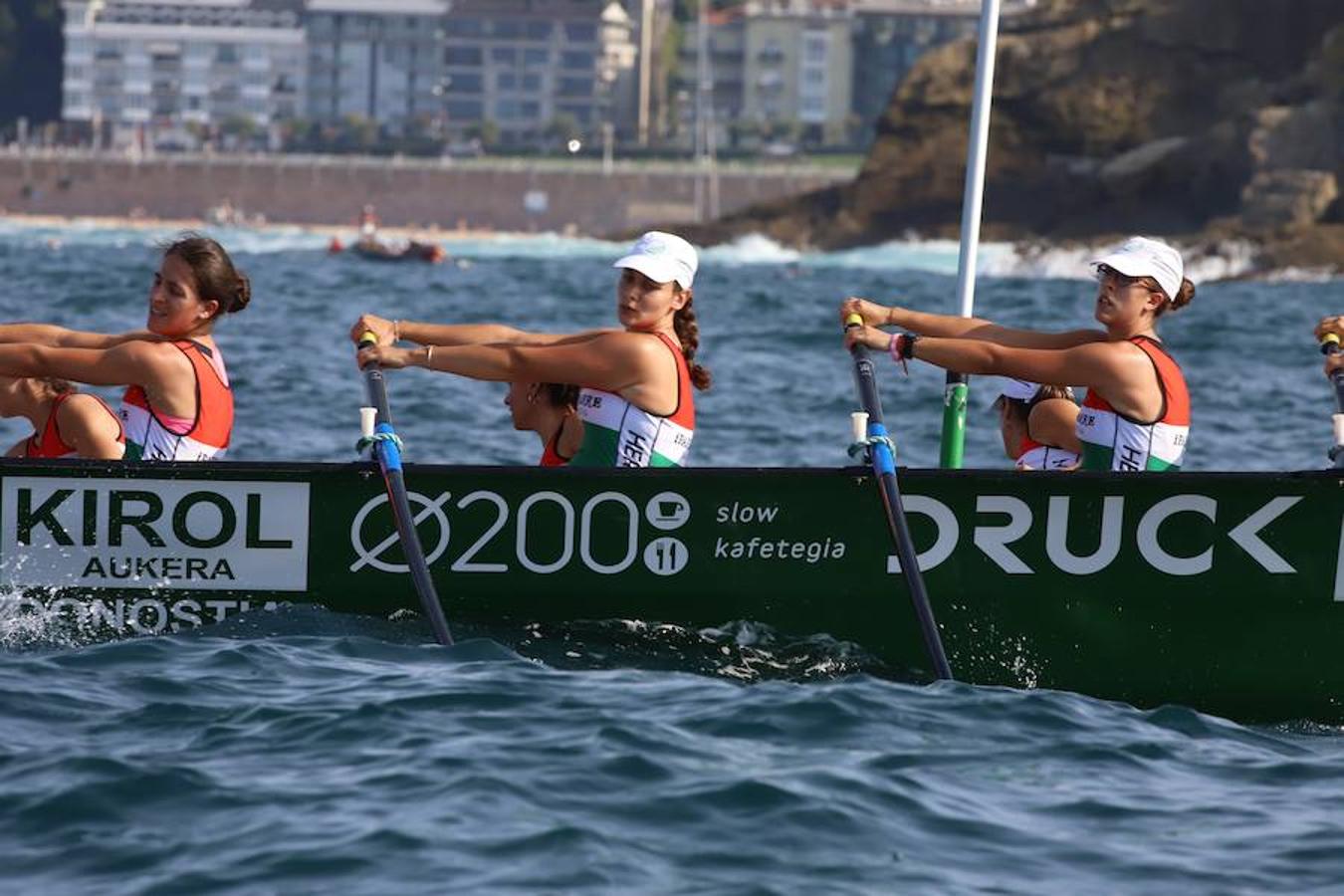 Kaiku y Tolosaldea se han erigido como las sorpresas de la primera jornada de la olimpiada del remo
