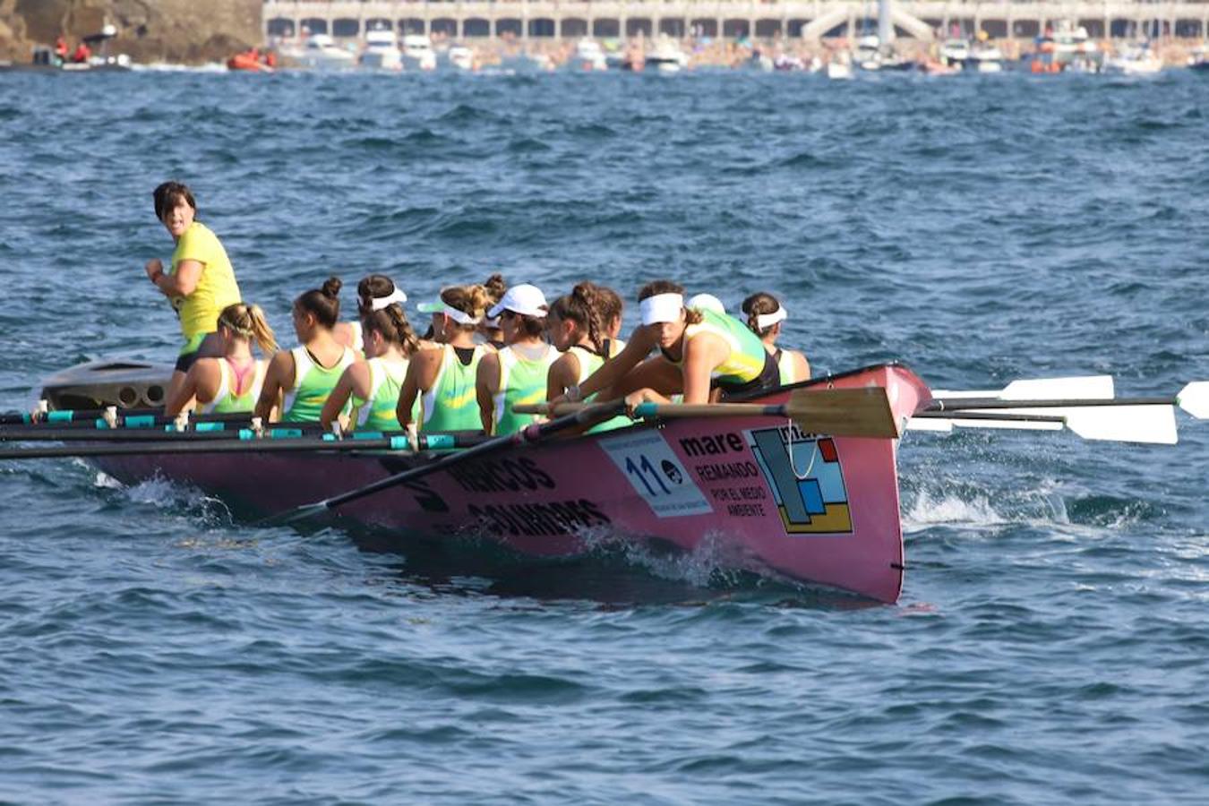 Kaiku y Tolosaldea se han erigido como las sorpresas de la primera jornada de la olimpiada del remo