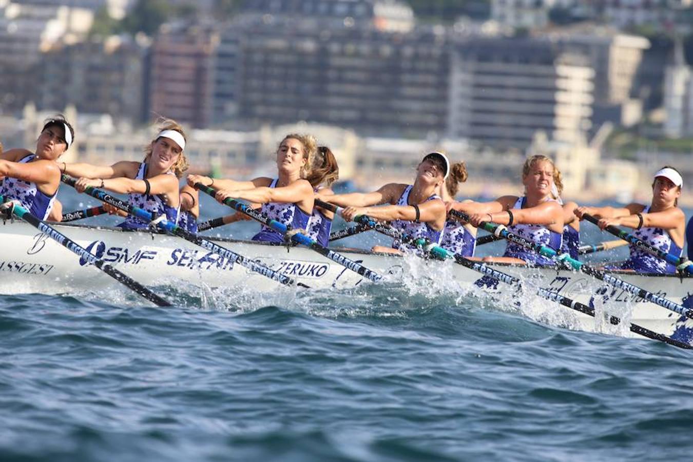 Kaiku y Tolosaldea se han erigido como las sorpresas de la primera jornada de la olimpiada del remo