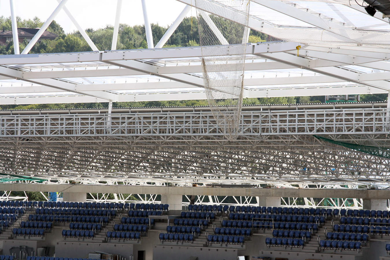 La reforma del estadio de Anoeta sigue su curso para poder abris sus puerta el 15 de septiembre ante el Barcelona