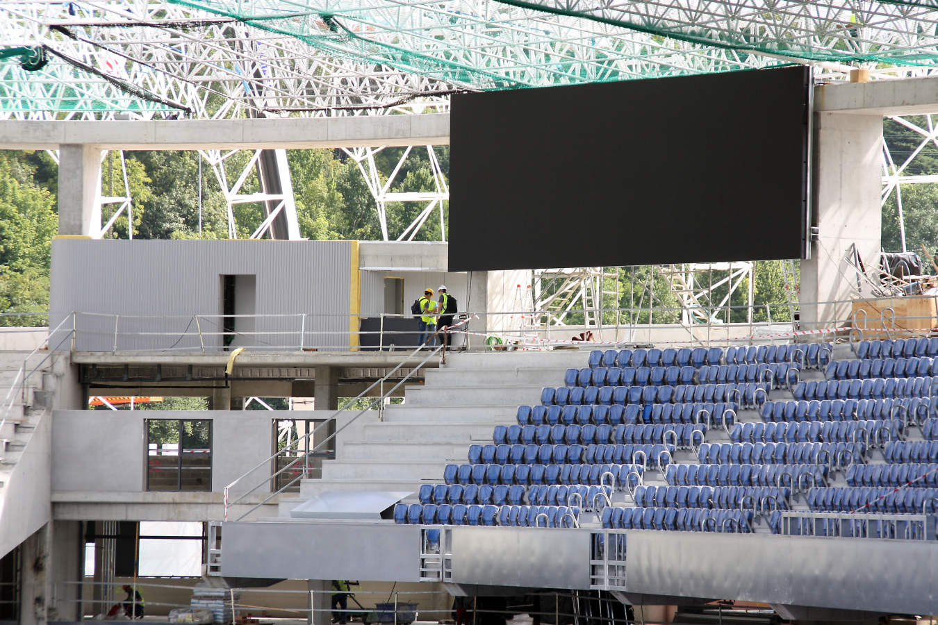 Imagen. El videomarcador ya instalado. 