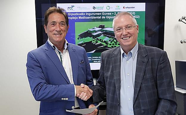 La construcción del centro de residuos de Gipuzkoa entra en su recta final