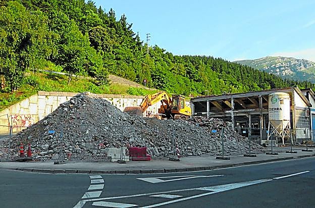 Los escombros se quitarán esta semana del lugar.