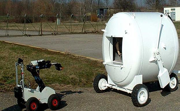 Imagen de un contenedor similar al que se va a instalar.