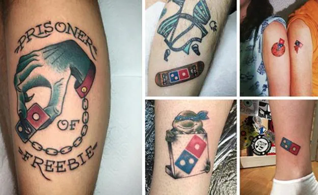 Cien años de pizza gratis a cambio de un tatuaje