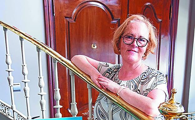 María Eguía, del Urepel de Donostia, con el táper.