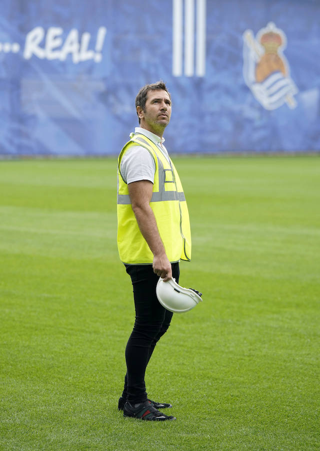 Arconada, Larrañaga, Rekarte, Prieto y Gorriz avalan el nuevo hogar txuri-urdin