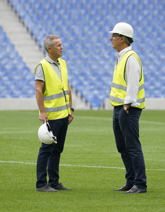 Arconada, Larrañaga, Rekarte, Prieto y Gorriz avalan el nuevo hogar txuri-urdin