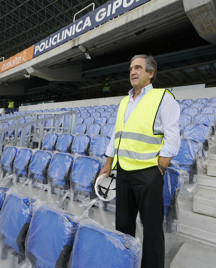 Arconada, Larrañaga, Rekarte, Prieto y Gorriz avalan el nuevo hogar txuri-urdin