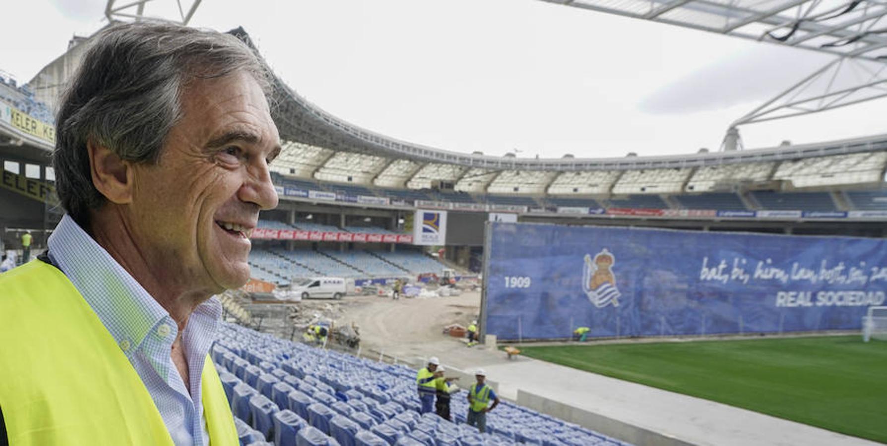 Arconada, Larrañaga, Rekarte, Prieto y Gorriz avalan el nuevo hogar txuri-urdin