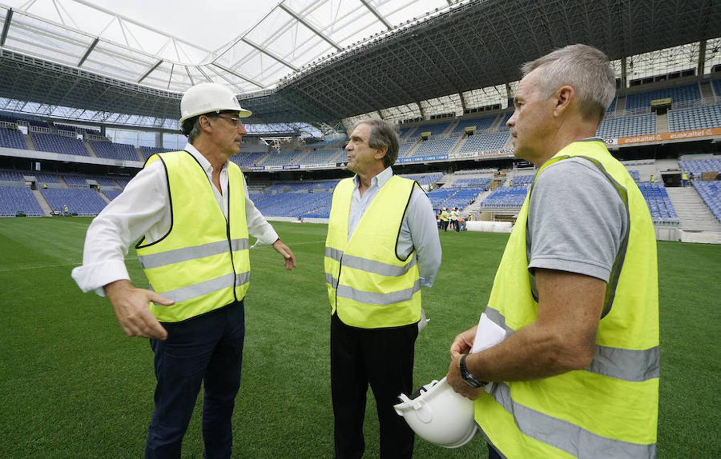 Arconada, Larrañaga, Rekarte, Prieto y Gorriz avalan el nuevo hogar txuri-urdin