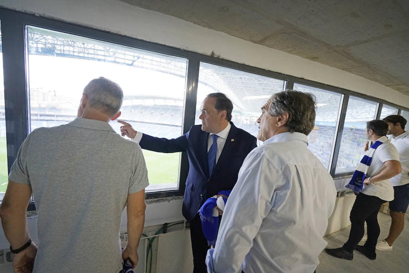 Arconada, Larrañaga, Rekarte, Prieto y Gorriz avalan el nuevo hogar txuri-urdin