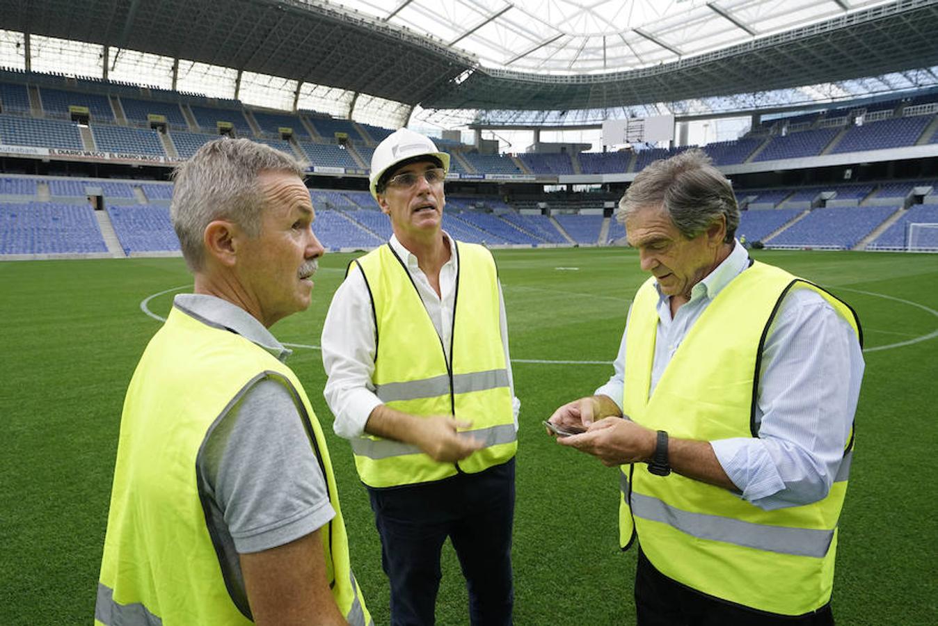 Arconada, Larrañaga, Rekarte, Prieto y Gorriz avalan el nuevo hogar txuri-urdin