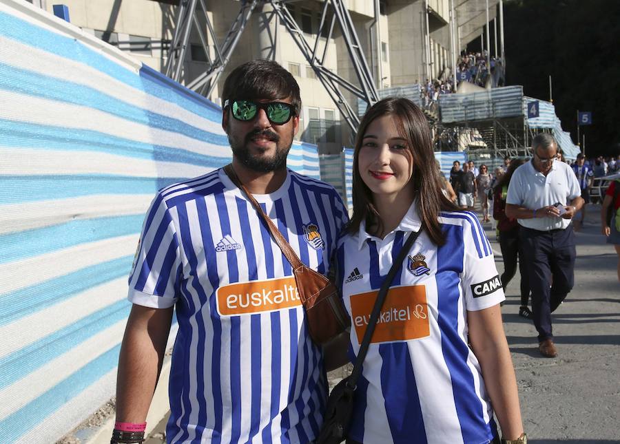 Casi 29.000 aficionados han llenado las gradas del nuevo Anoeta en su estreno