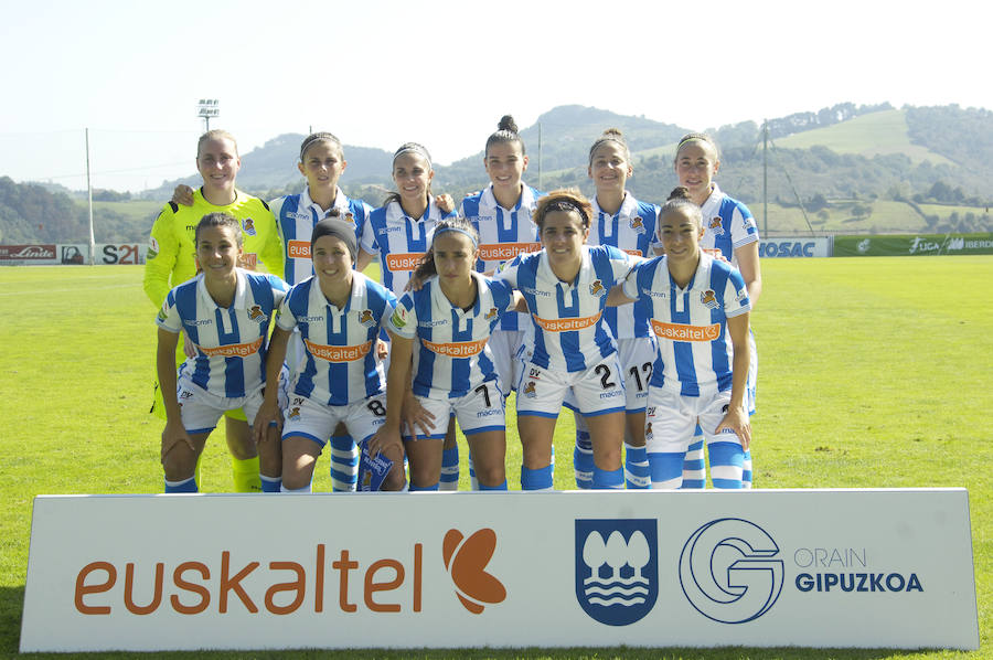 Gran estreno en Zubieta del equipo txuri-urdin, que ha vencido por 3-0