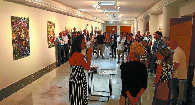 Acto de inauguración y entrega de premios de la presente edición del Adour-Bidasoa, celebrado en el Centro Cultural Amaia. 