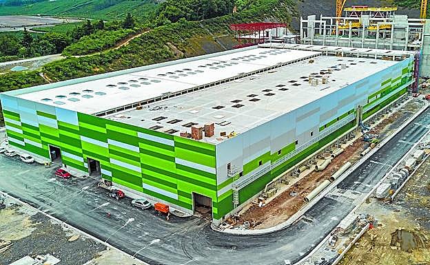Edificio que albergará las dos plantas del Complejo Medioambiental de Gipuzkoa. 