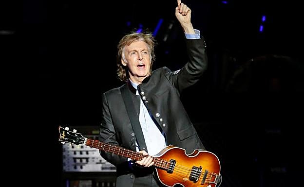 Paul McCartney, en uno de sus últimos conciertos. 
