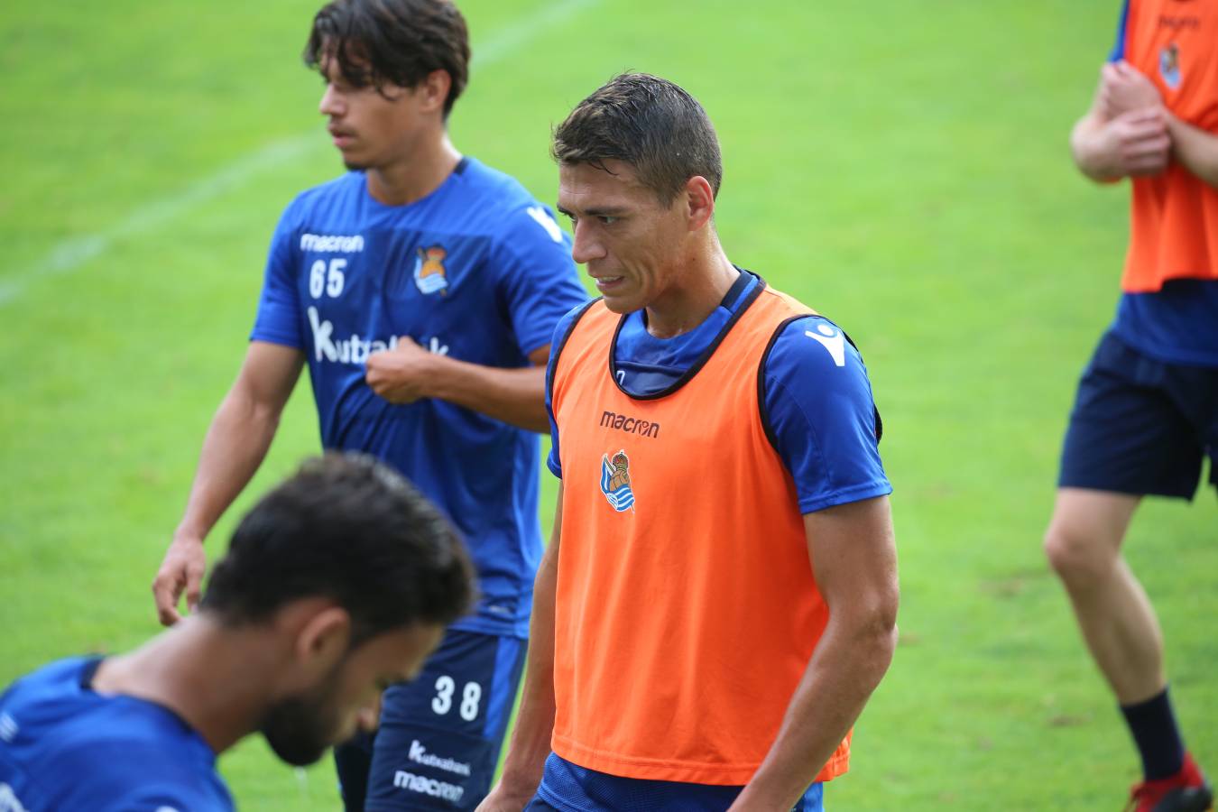 El atacante brasileño ha sido la gran novedad del último entrenamiento de la Real Sociedad.